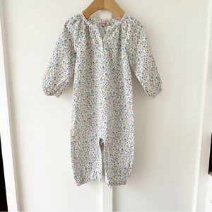 Cath Kidston White Floral Print Baby One-Piece Bodysuit